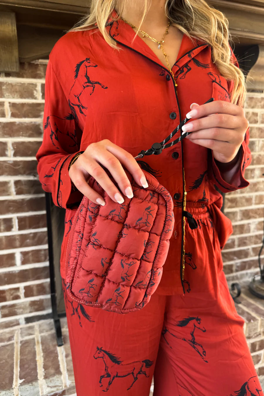 PREORDER: Western MIni Puff Clutch Bag