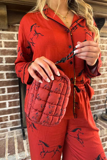 PREORDER: Western MIni Puff Clutch Bag