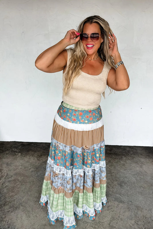 PREORDER: Country Summer Maxi Skirt