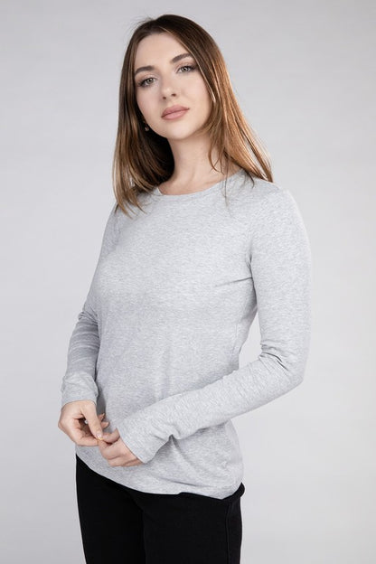 Amber Moon Basics: Long Sleeve Crew