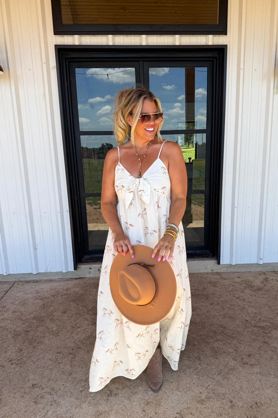 PREORDER: Western Charm Maxi Dress