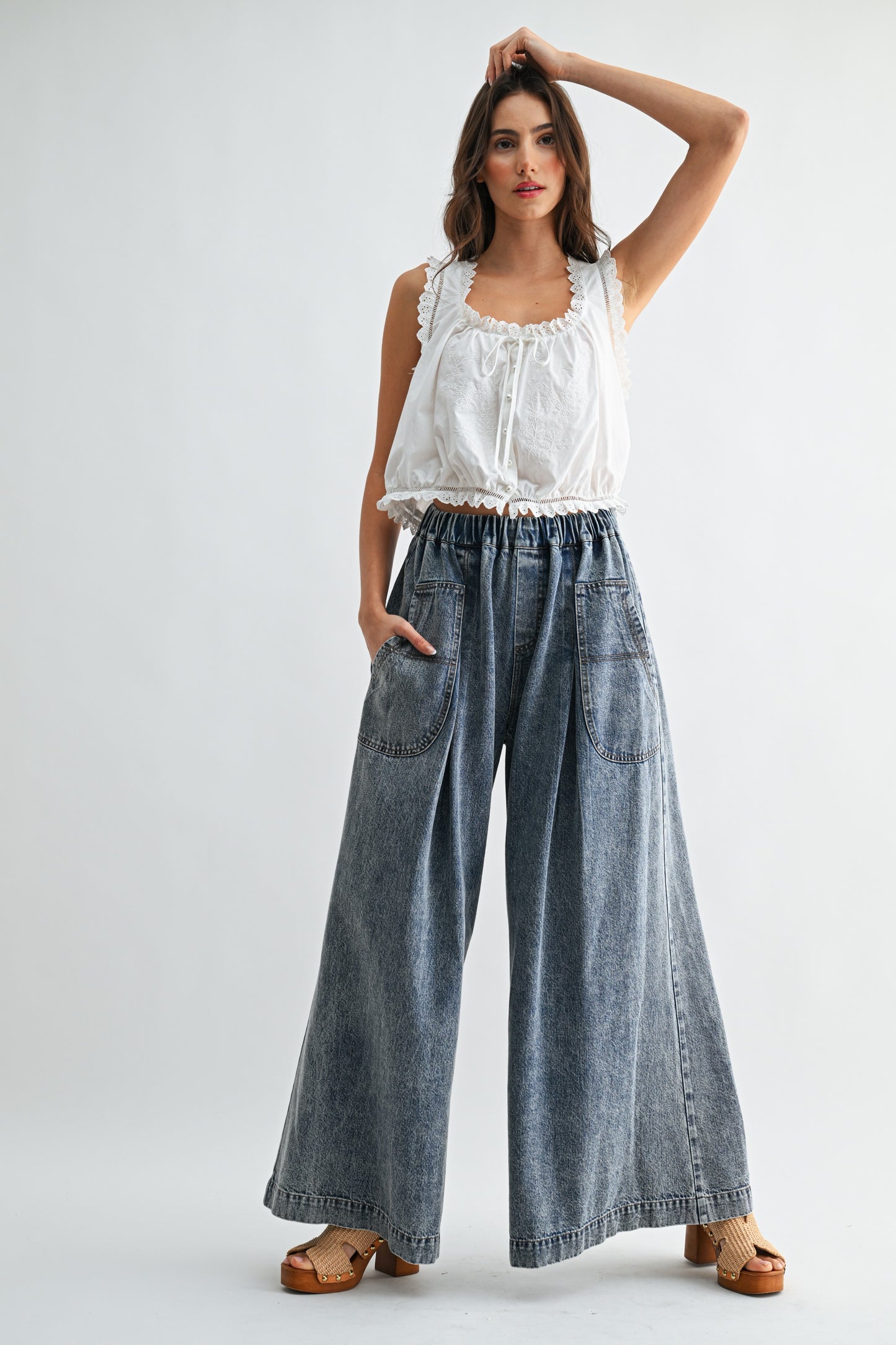 Broderie Anglaise Dainty White Top