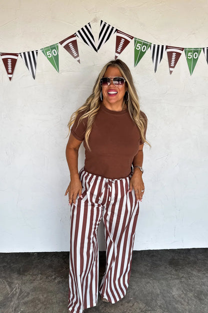 PREORDER: Tailgate Stripe Cotton Boxer Pants
