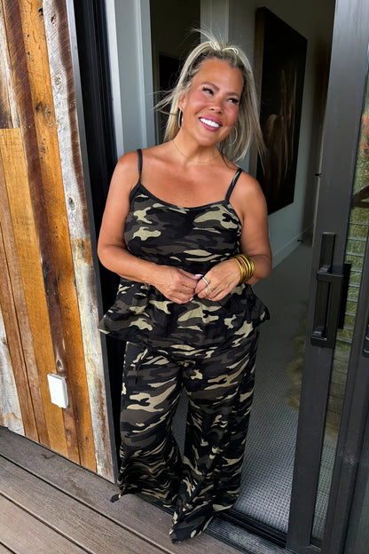 PREORDER: Camo Delilah Pants Set