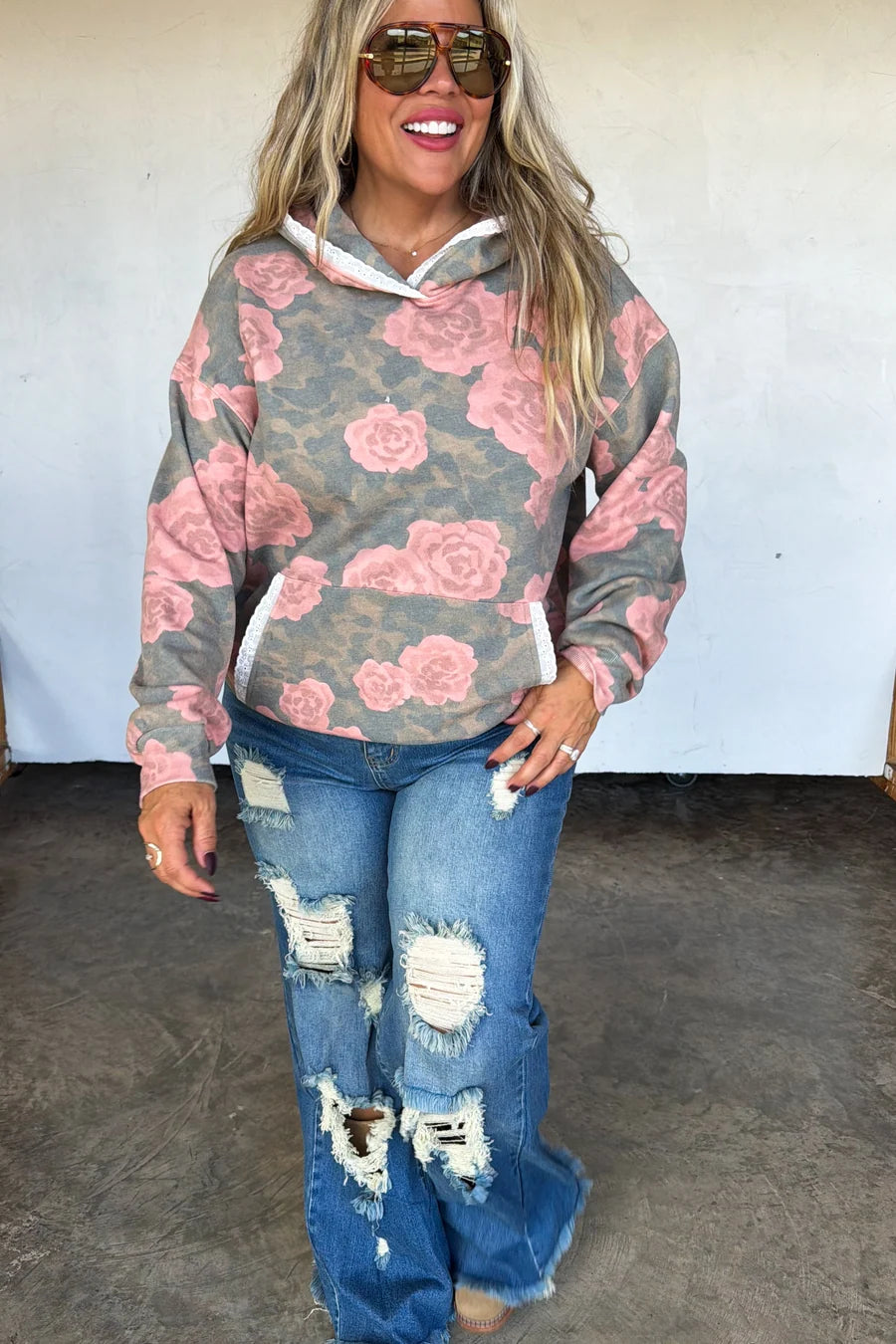 PREORDER: Vintage Rose Hoodie