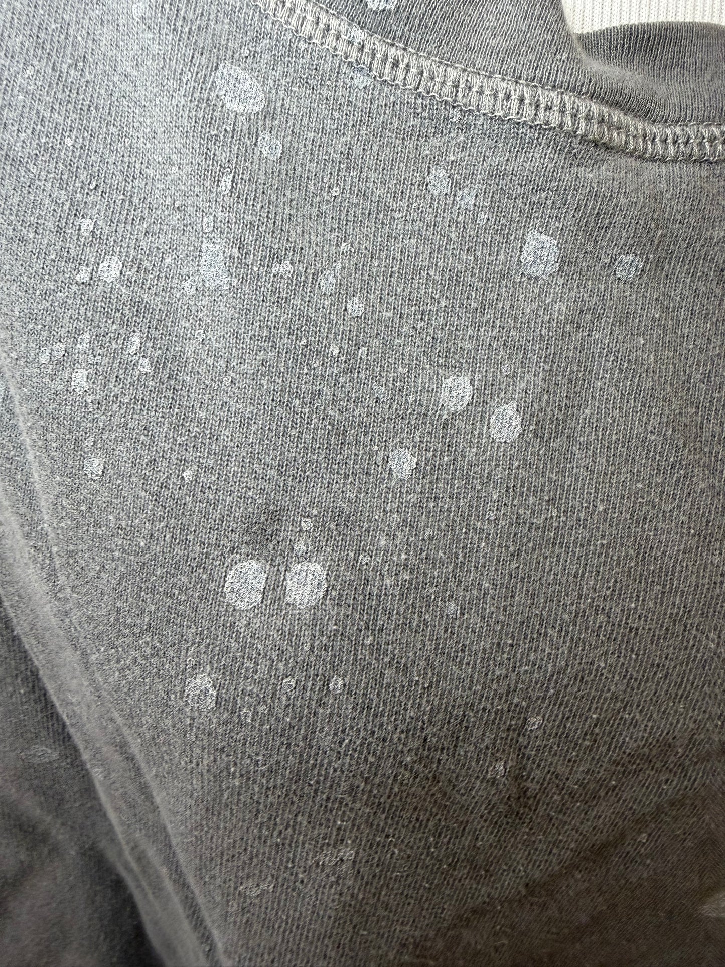Amber Moon Revival: 100% Organic Cotton Paint Splattered Sweatshirt