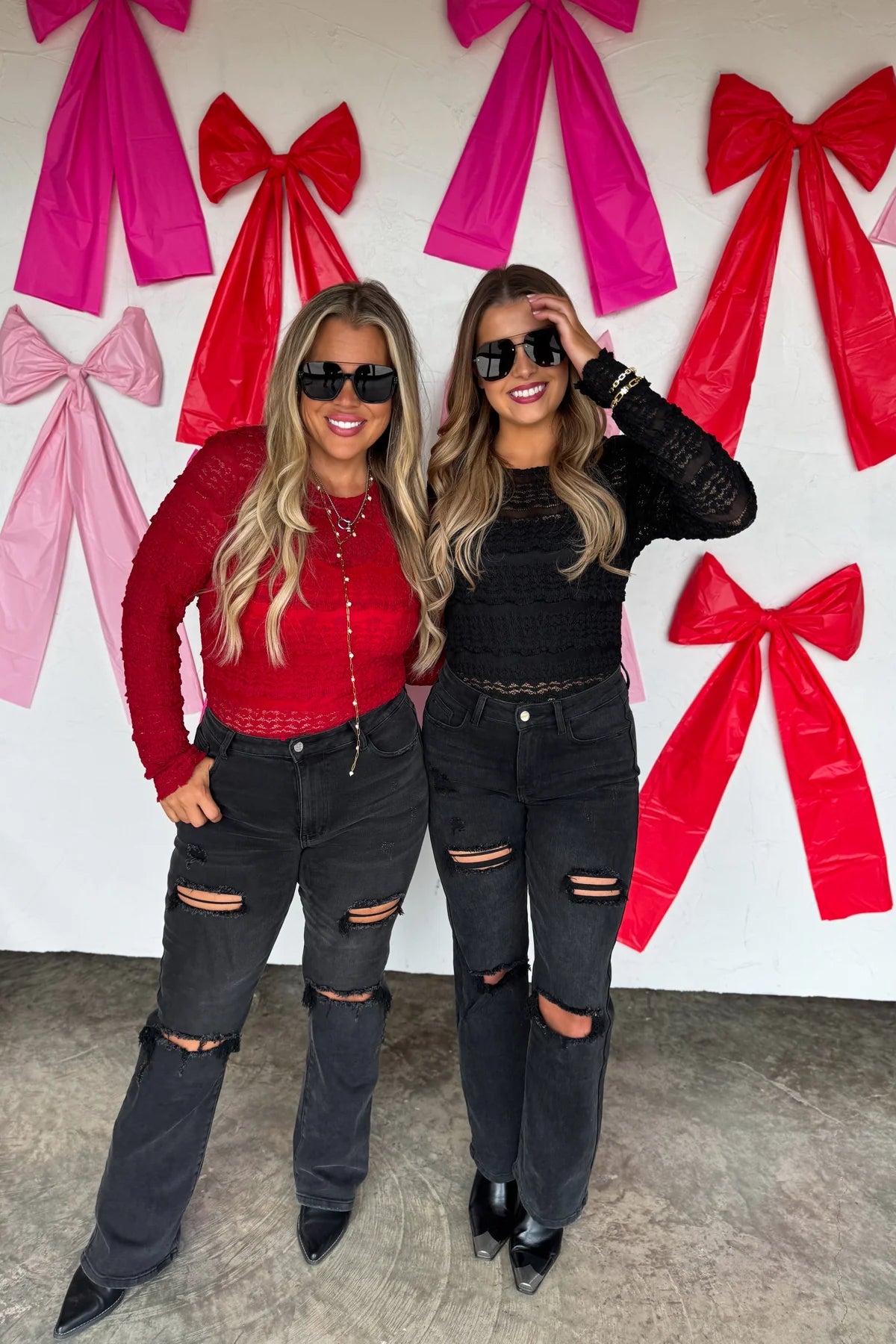 PREORDER: Long Sleeve Rosalie Lace Top