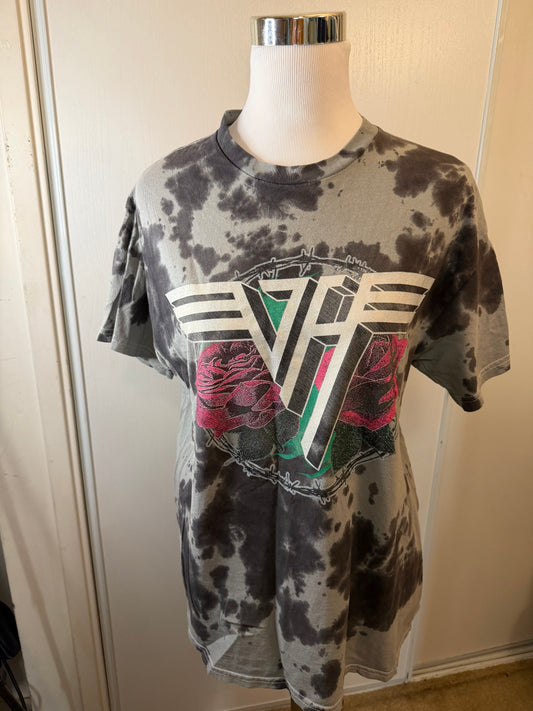 Amber Moon Revival: 100% Cotton Van Halen Tie-Dyed Tee