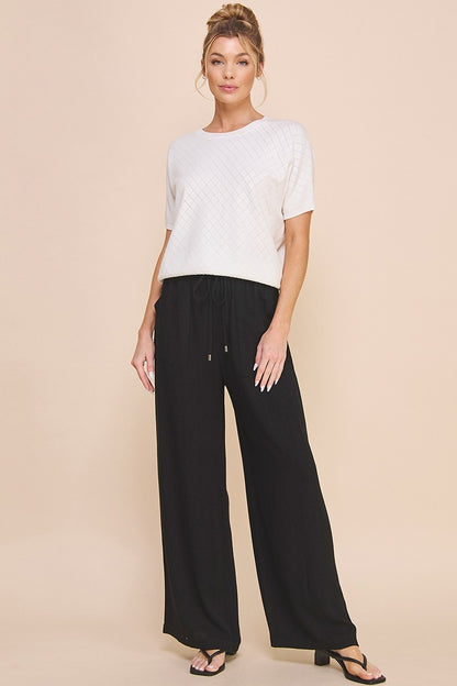 Beach Front Pants in Black