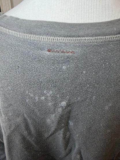 Amber Moon Revival: 100% Organic Cotton Paint Splattered Sweatshirt