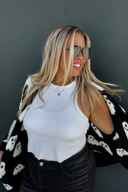 Ghost Reversible Cloud Cardigan