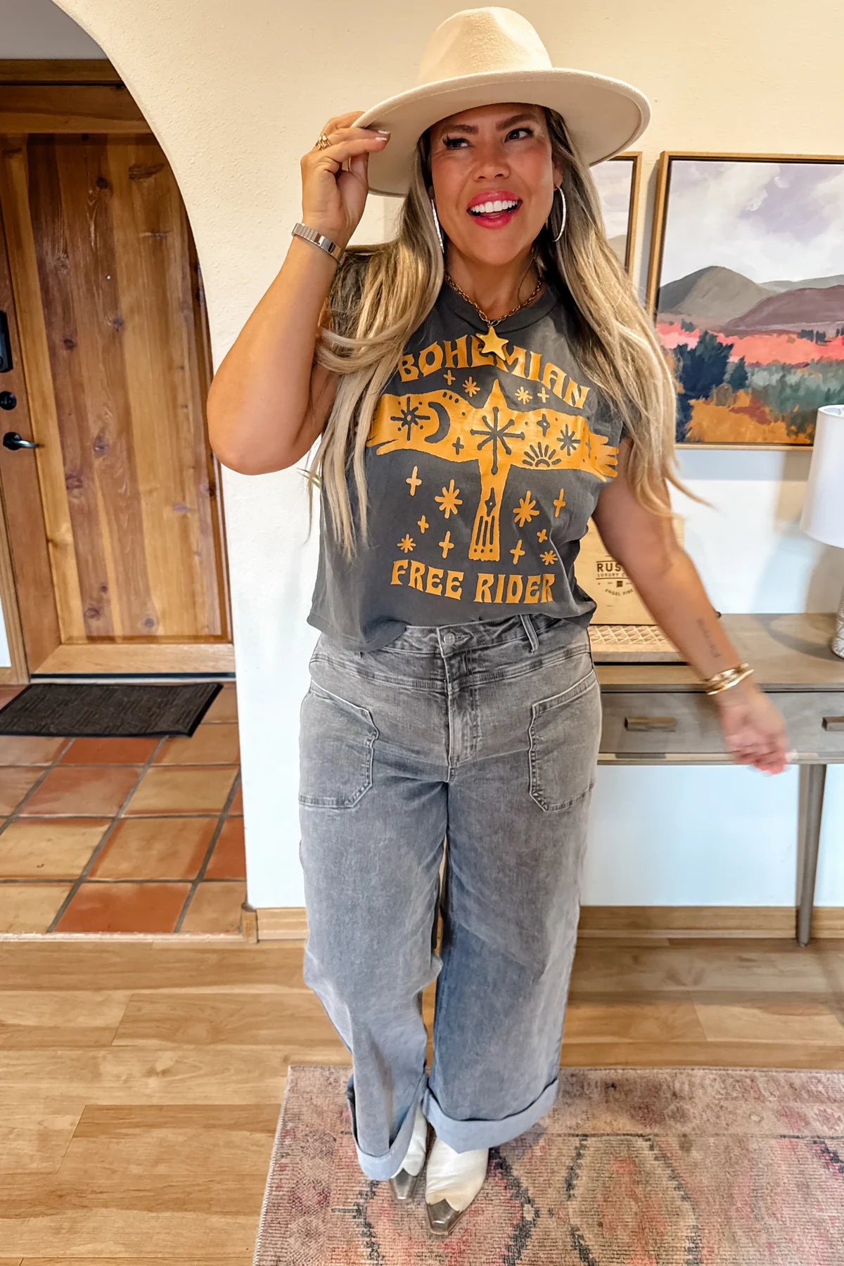 PREORDER: Grey Clover Front Pocket Jeans