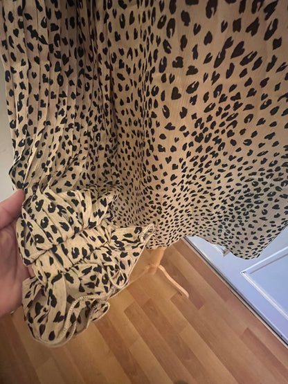 Amber Moon Revival: Animal Print Blouse