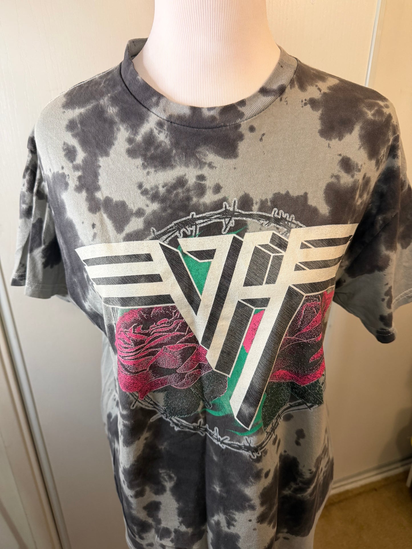 Amber Moon Revival: 100% Cotton Van Halen Tie-Dyed Tee