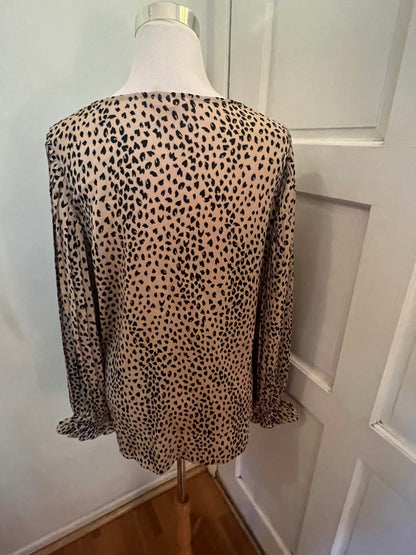 Amber Moon Revival: Animal Print Blouse
