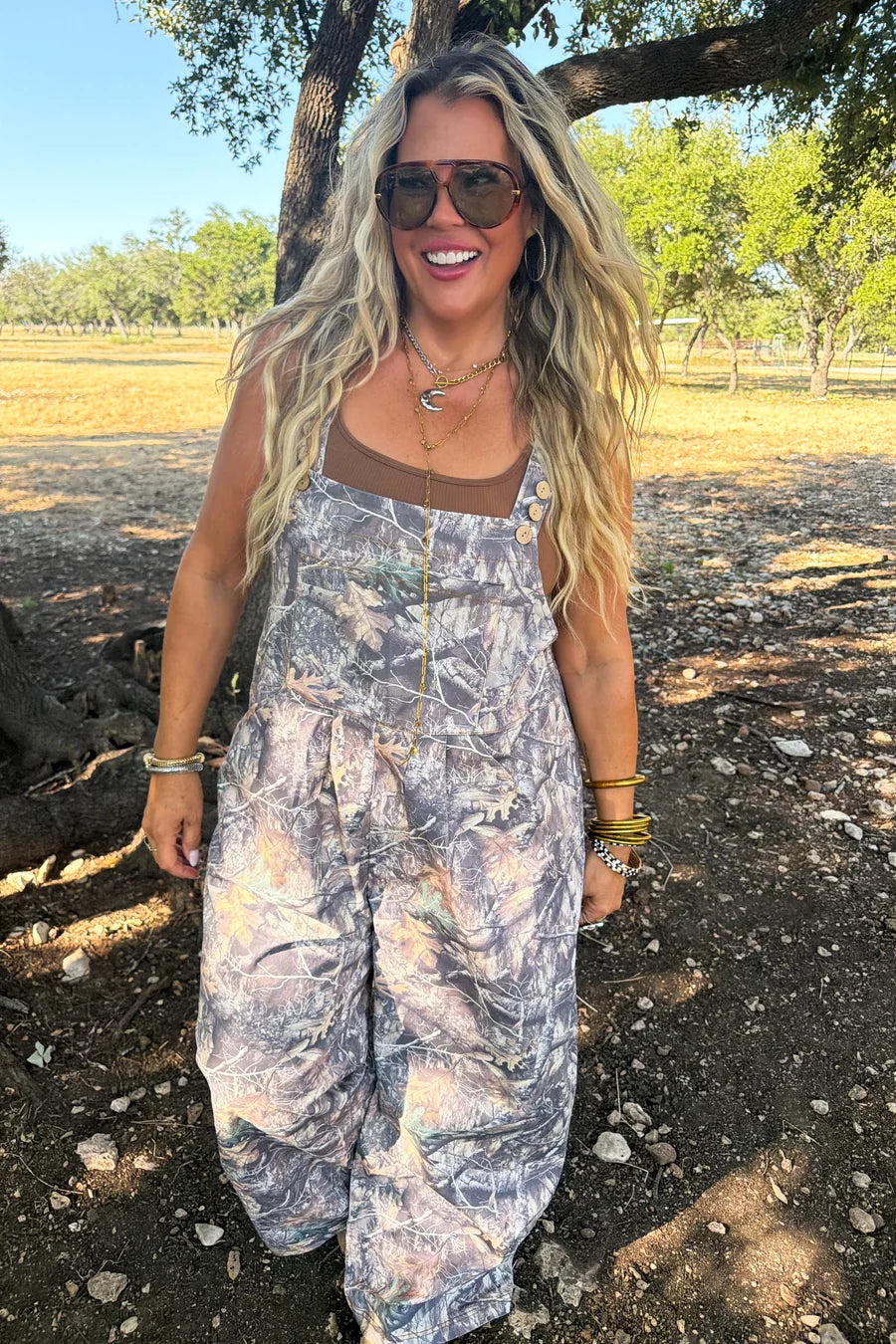 PREORDER: Free Range Camo Overalls - 100% Cotton