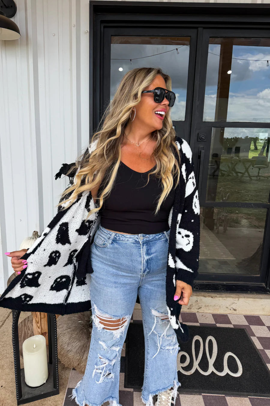 Halloween PREORDER: Boo Crew Reversible Cloud Cardigan