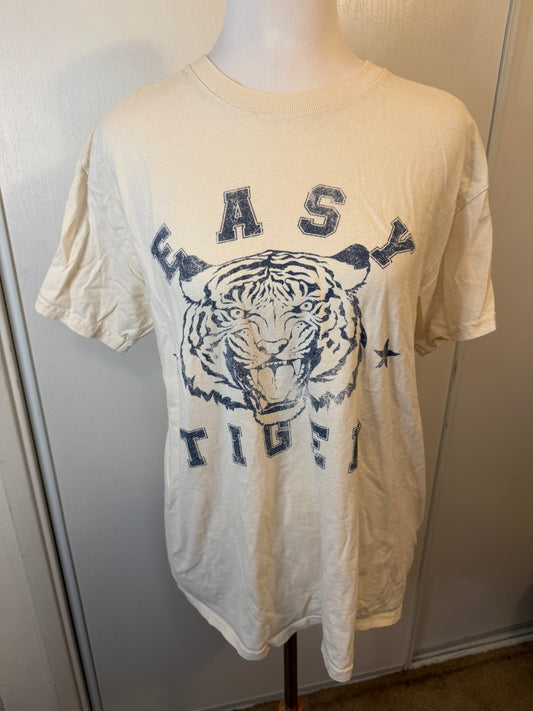 Amber Moon Revival: Easy Tiger Tee - 100% Cotton