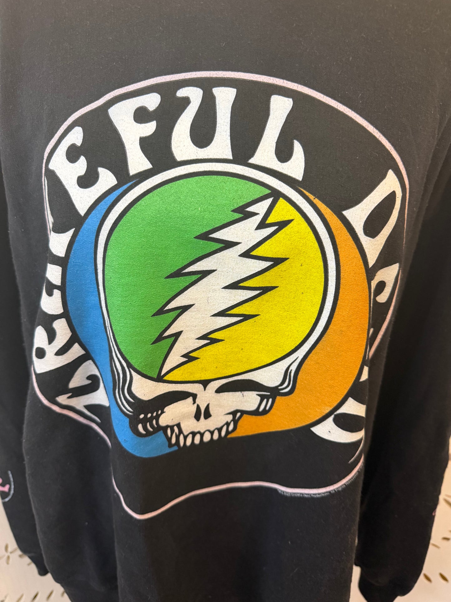 Amber Moon Revival: Grateful Dead Steal Your Face/Dancing Bear Sweatshirt