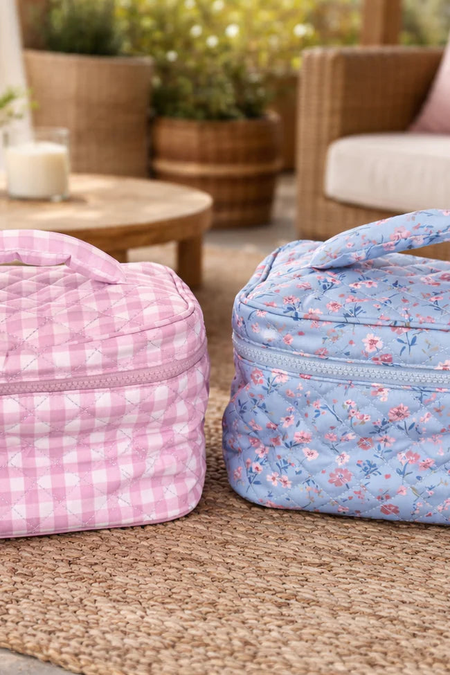 PREORDER: Grab and Go Quilted Makeup Bag