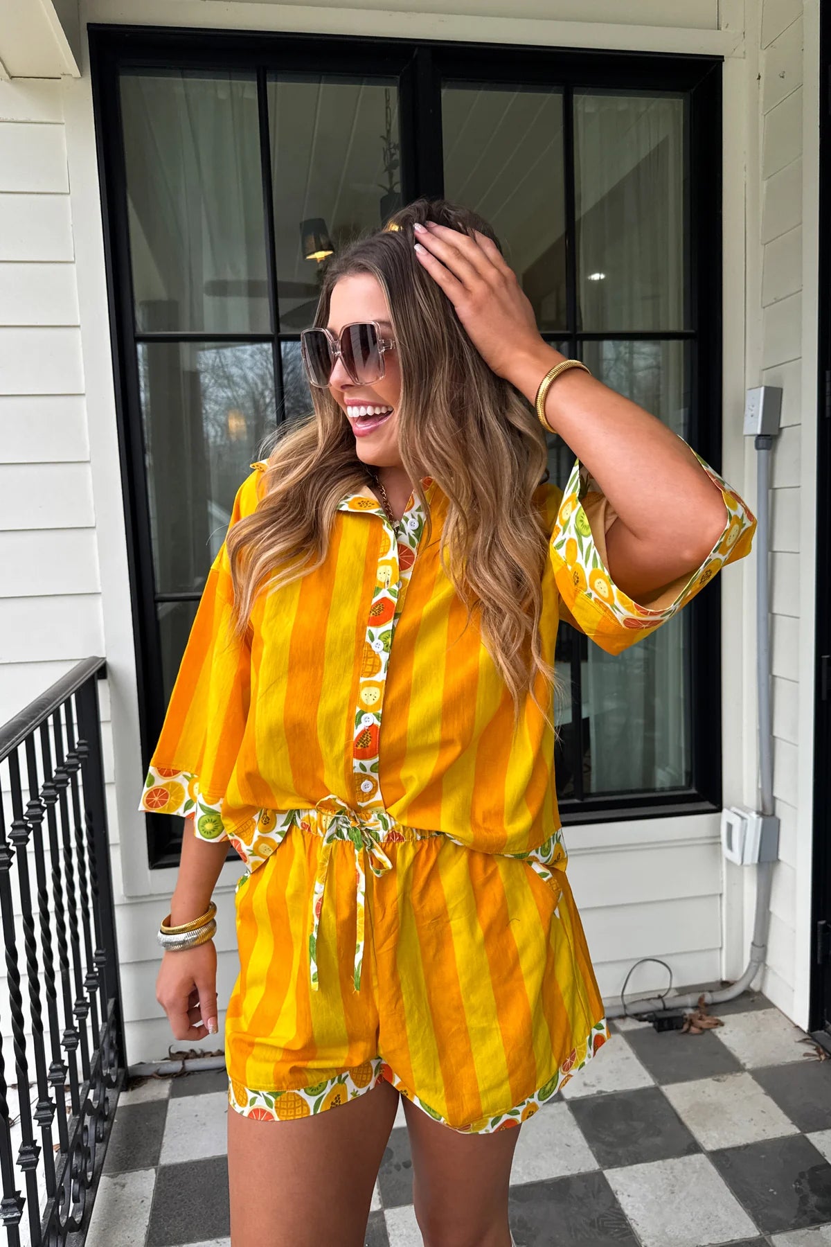 PREORDER: Fruit Salad Button Down