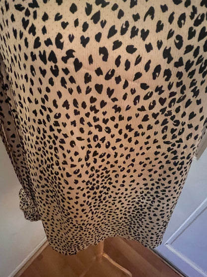 Amber Moon Revival: Animal Print Blouse