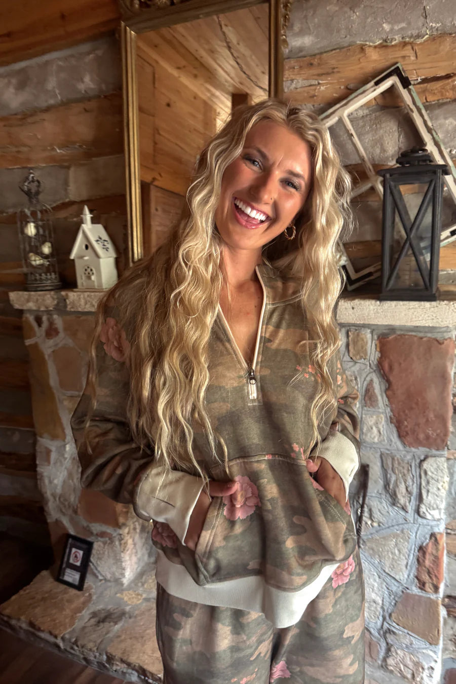 PREORDER: Camo and Butterflies Easy Does it Pullover
