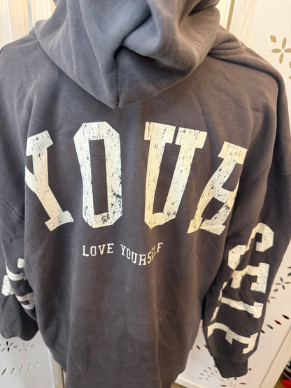 Amber Moon Revival: Be Yourself, Love Yourself Hooded Sweatshirt