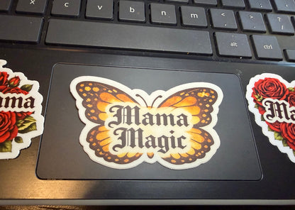 Amber Moon Boutique Butterfly Mama Magic Sticker
