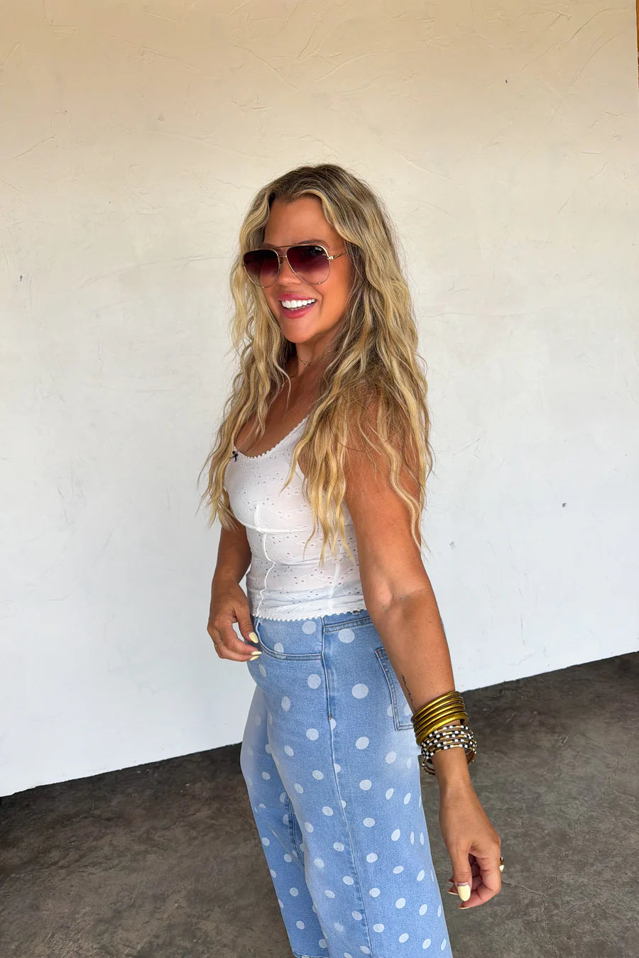 PREORDER: Daisy Lane Eyelet Tank