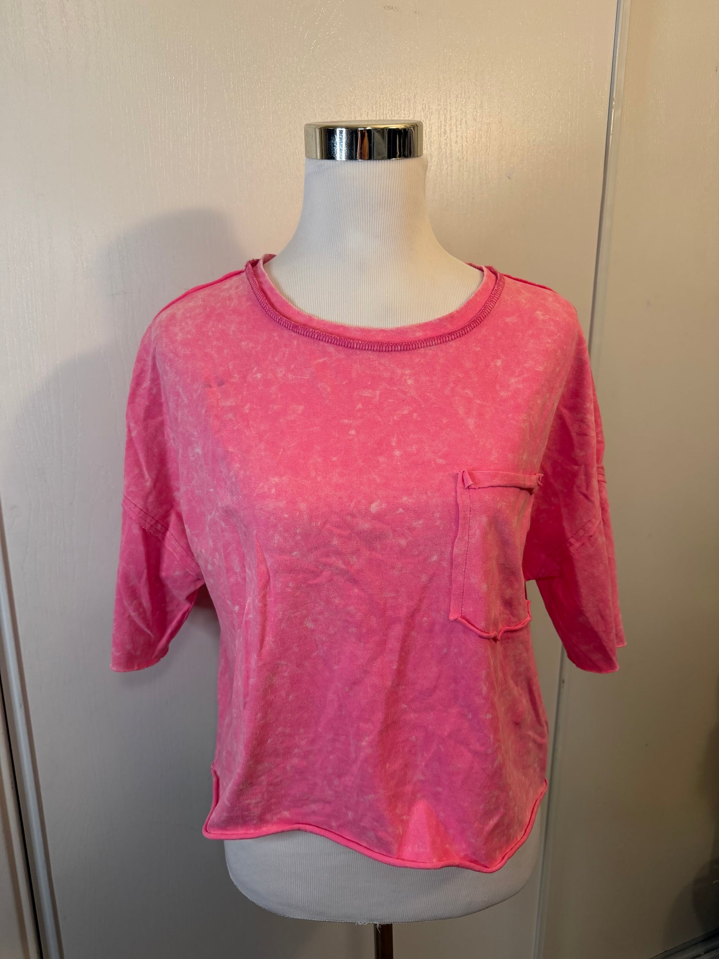 Amber Moon Revival: Pink 100% Cotton Tee