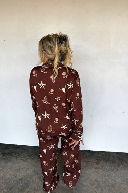 PREORDER: Western Nights Luxe PJ Set