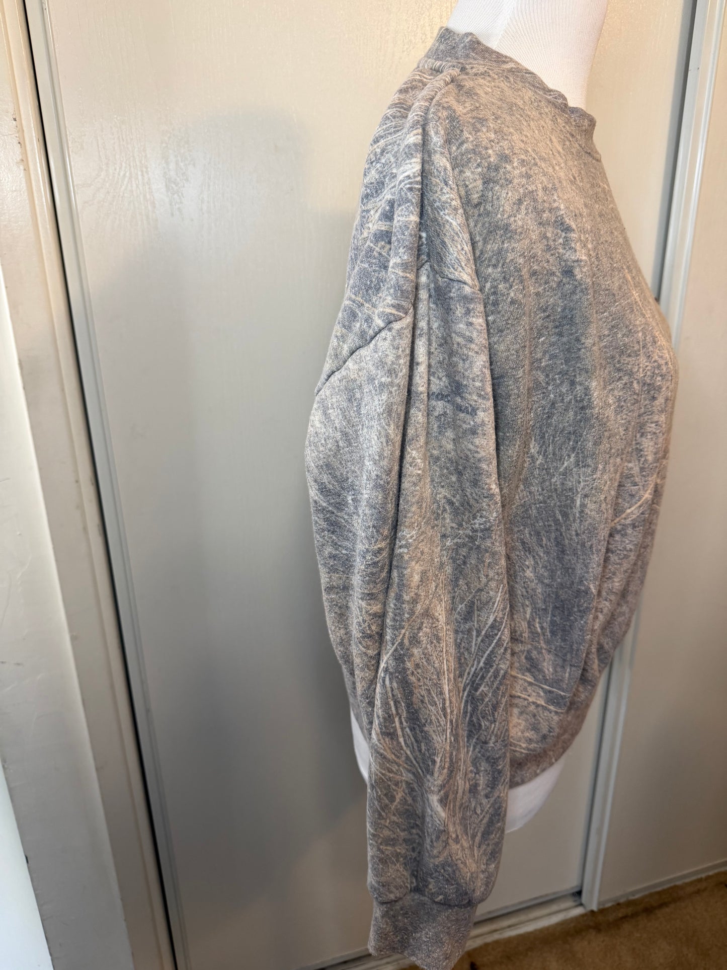 Amber Moon Revival: Tribe Kelley Brush Camo Crewneck Sweatshirt