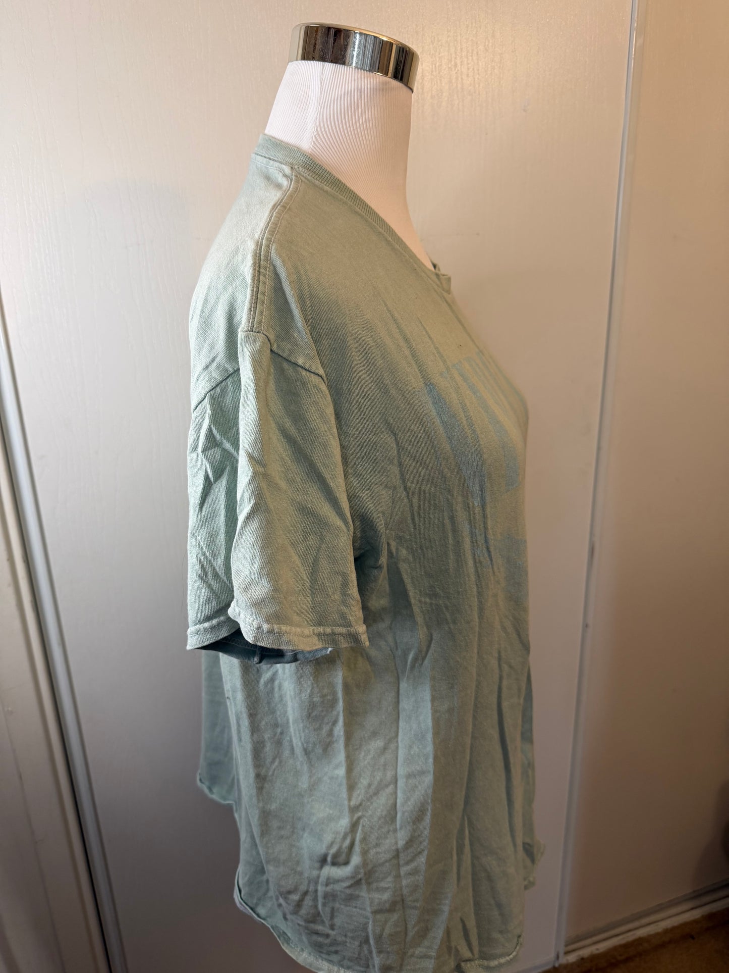 Amber Moon Revival: 100% Cotton Green Nirvana Tee