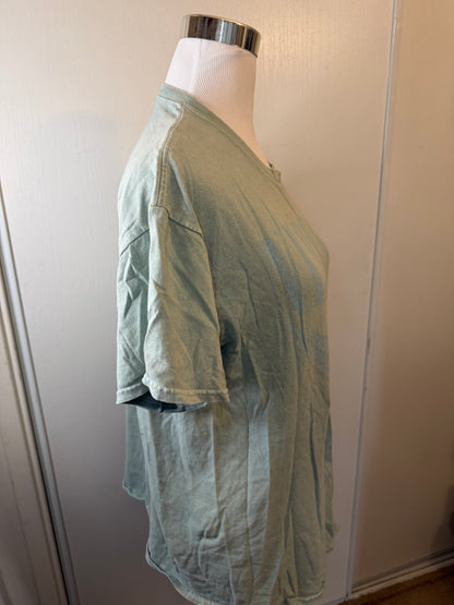 Amber Moon Revival: 100% Cotton Green Nirvana Tee