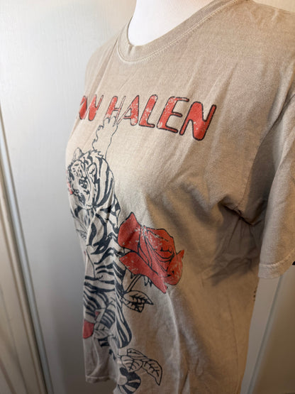 Amber Moon Revival: 100% Cotton Van Halen Women's Tiger Tee