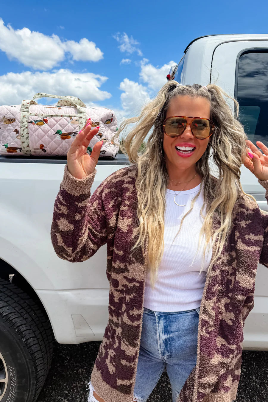 Preorder: Camo Cloud Cardigan