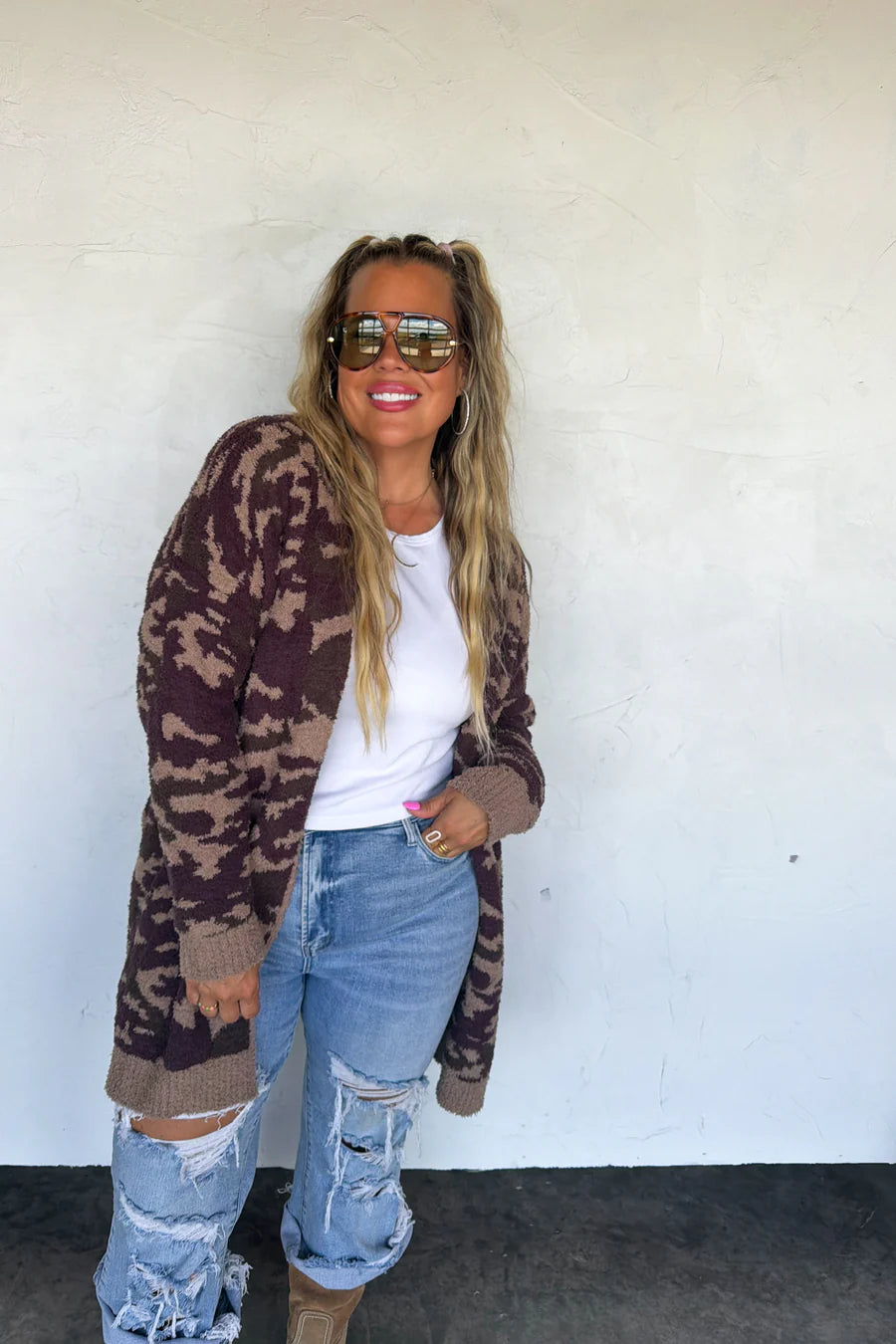 Preorder: Camo Cloud Cardigan