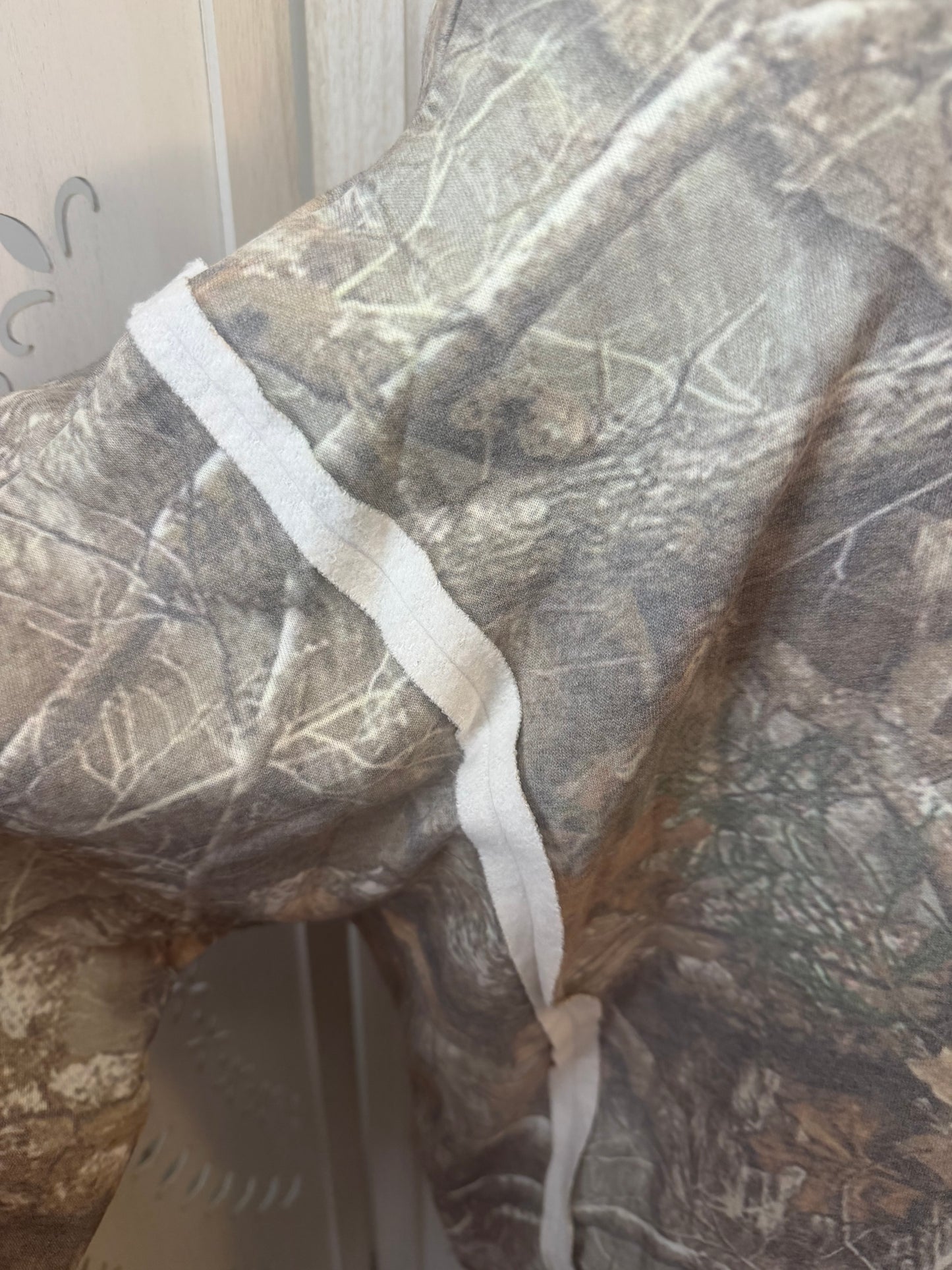 Amber Moon Revival: Green Camo Classic Crew Pullover
