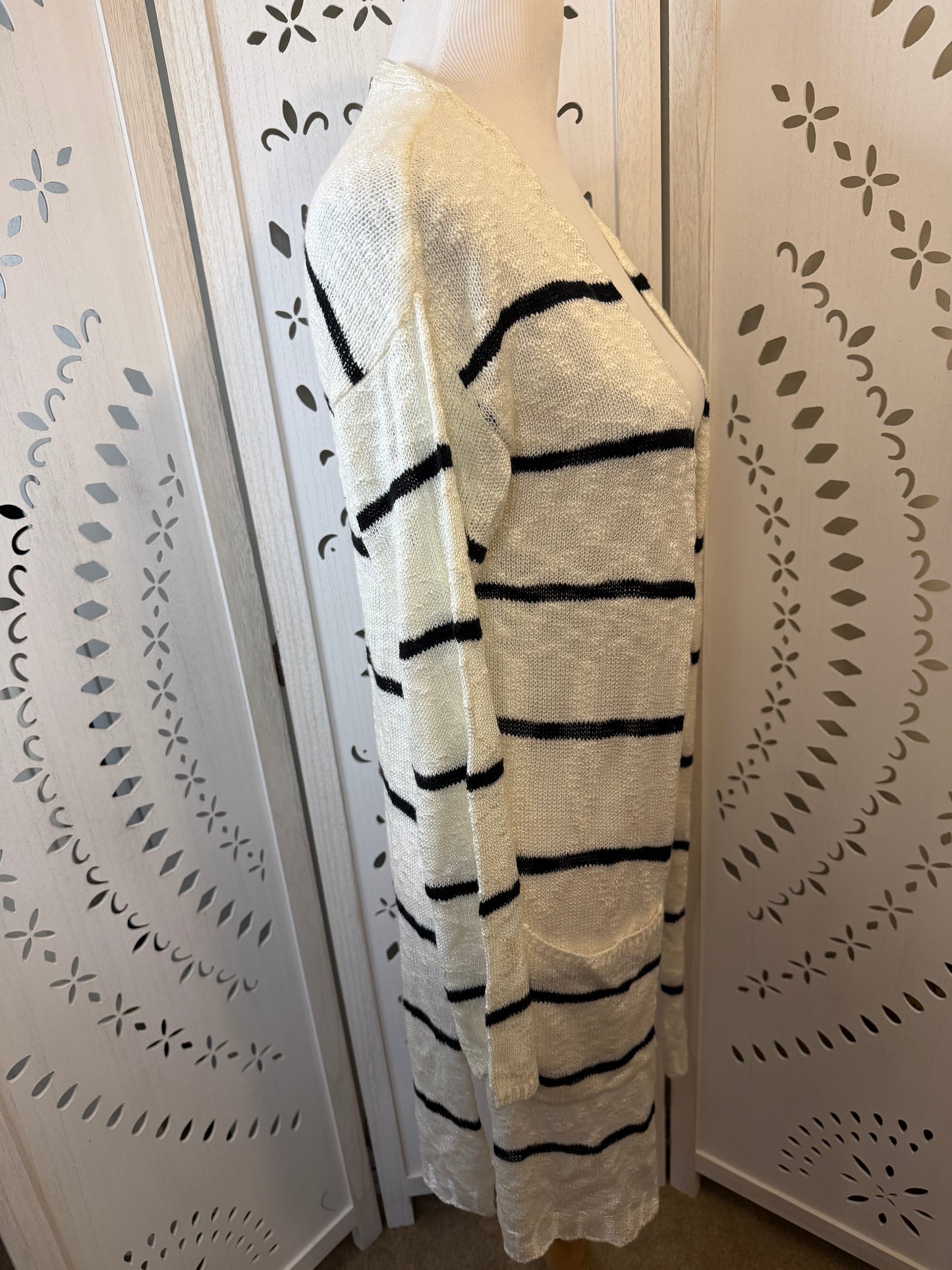 Amber Moon Revival: Long Striped Cardigan