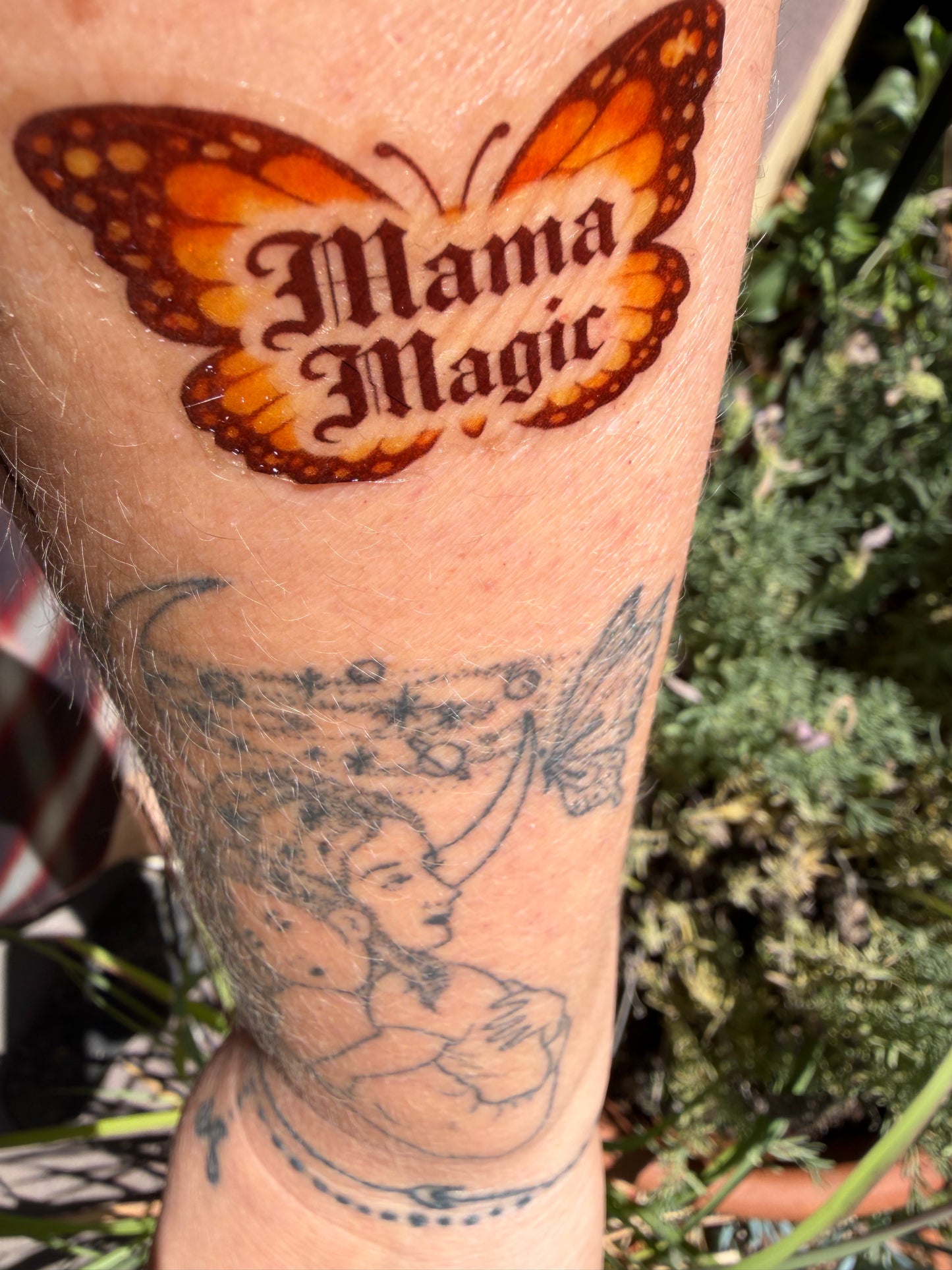 Amber Moon Boutique Butterfly Mama Magic Temporary Tattoo