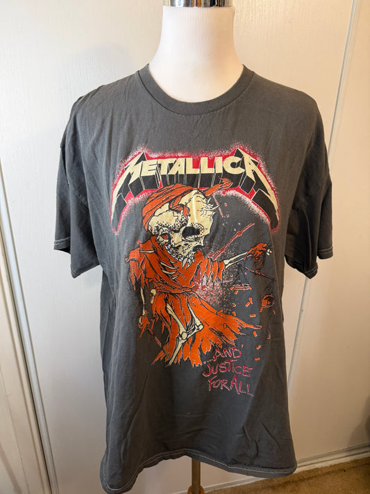 Amber Moon Revival: Metallica 'And Justice For All' 100% Cotton Tee