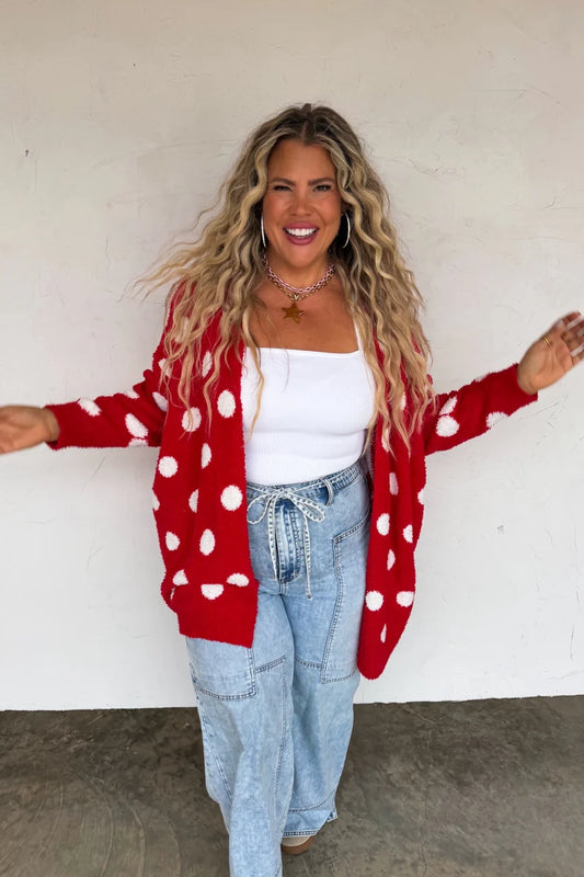 PREORDER: Love is in the Air Cloud Cardigan - Arrives before Valentine's Day!