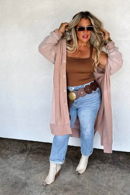 PREORDER: Desiree Sweatshirt Cardigan