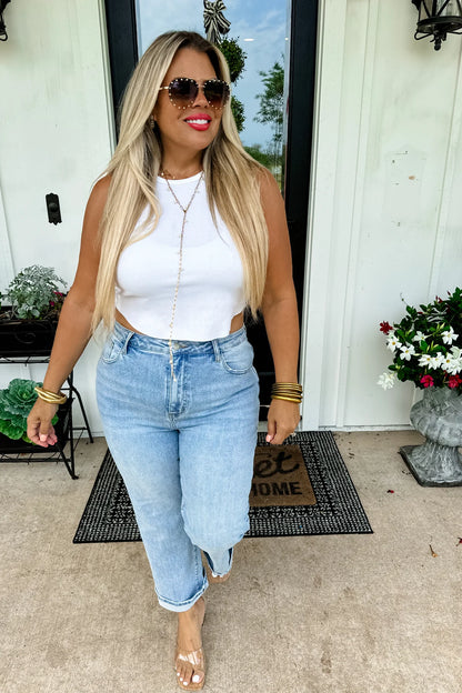 PREORDER: Straight Crop Jeans