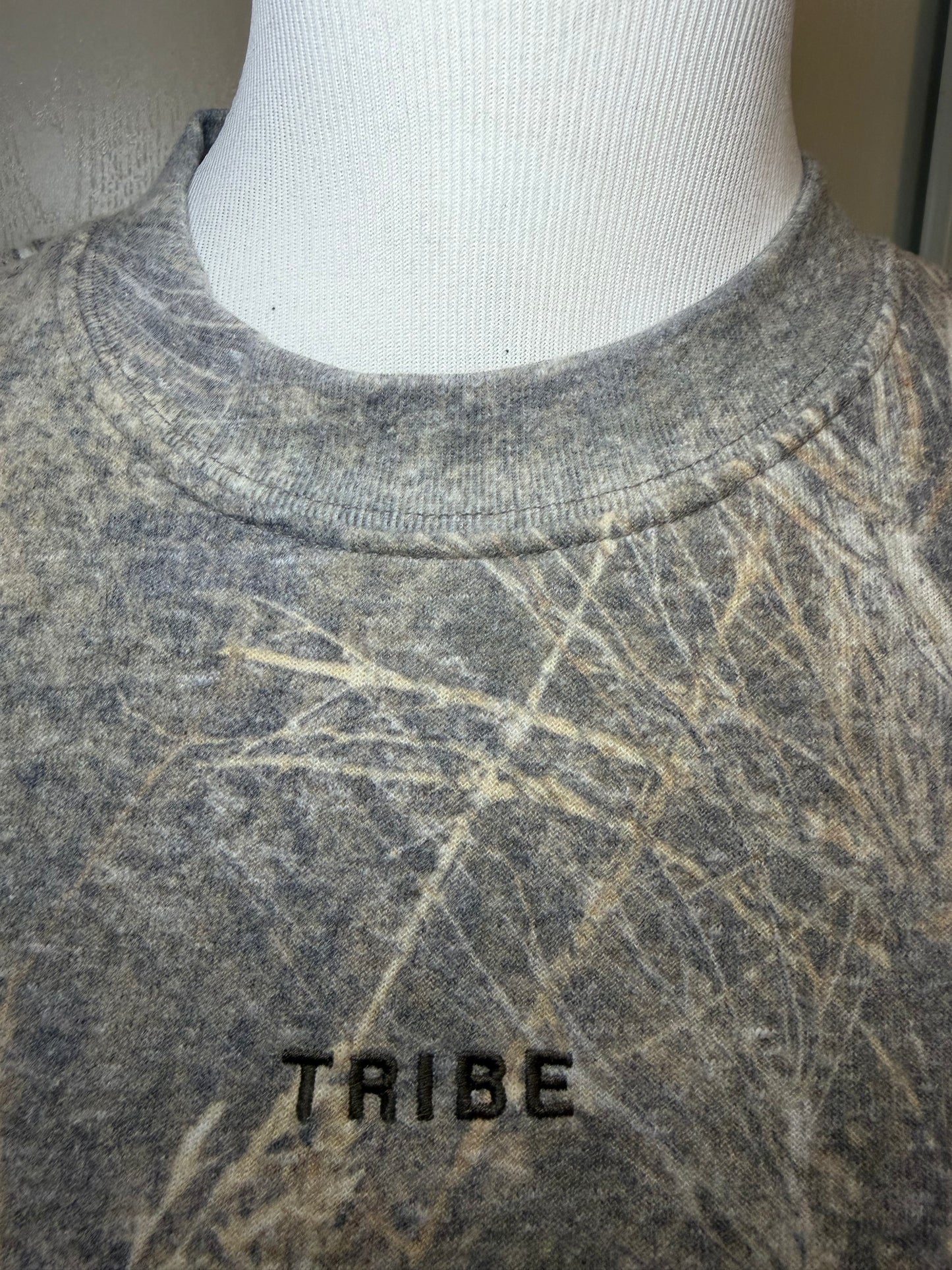 Amber Moon Revival: Tribe Kelley Brush Camo Crewneck Sweatshirt