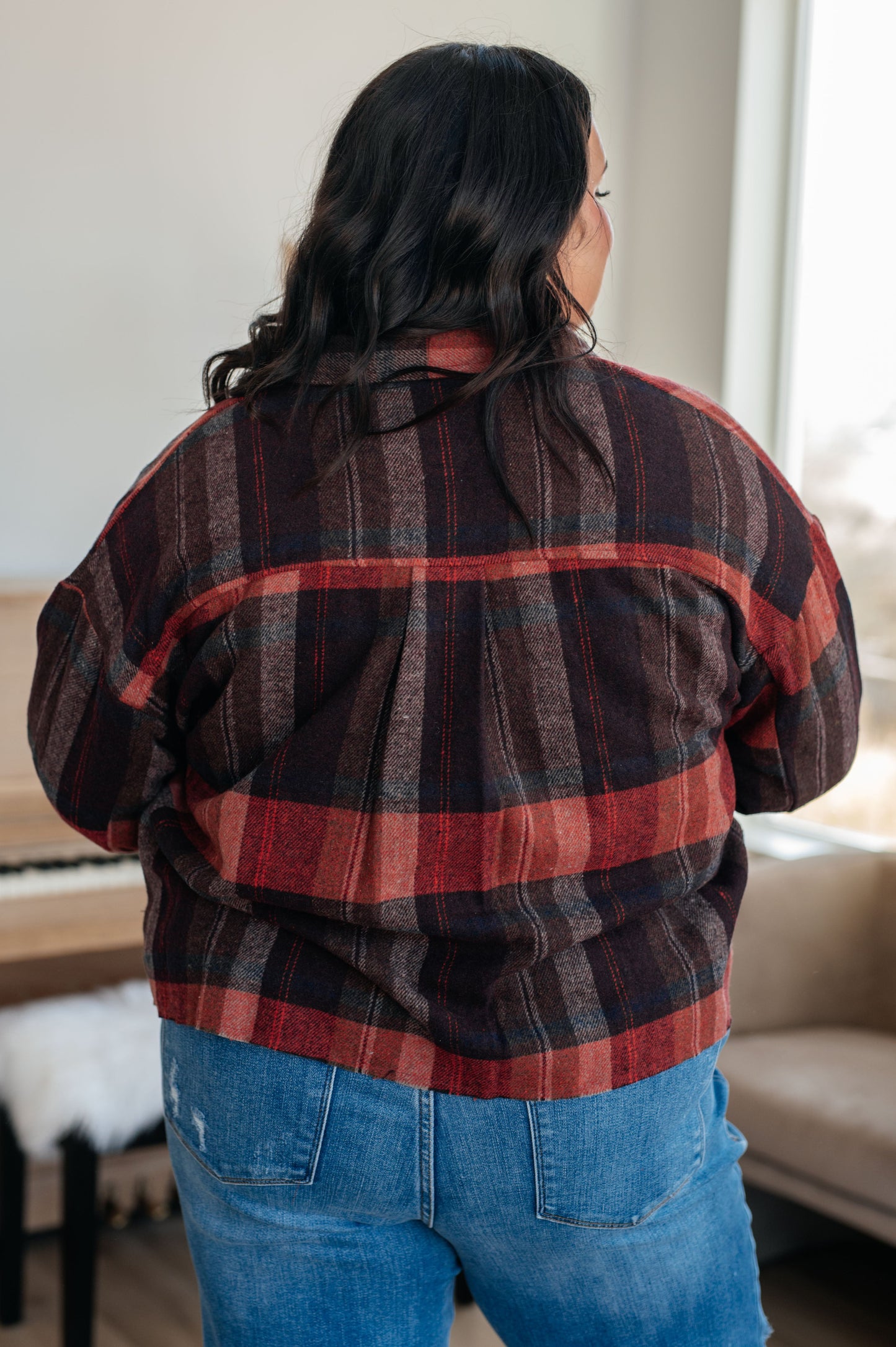 Runnin Down a Dream Plaid Shacket