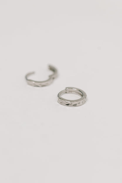 Hammered Sterling Silver Earrings