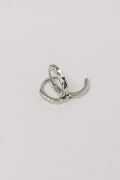 Hammered Sterling Silver Earrings