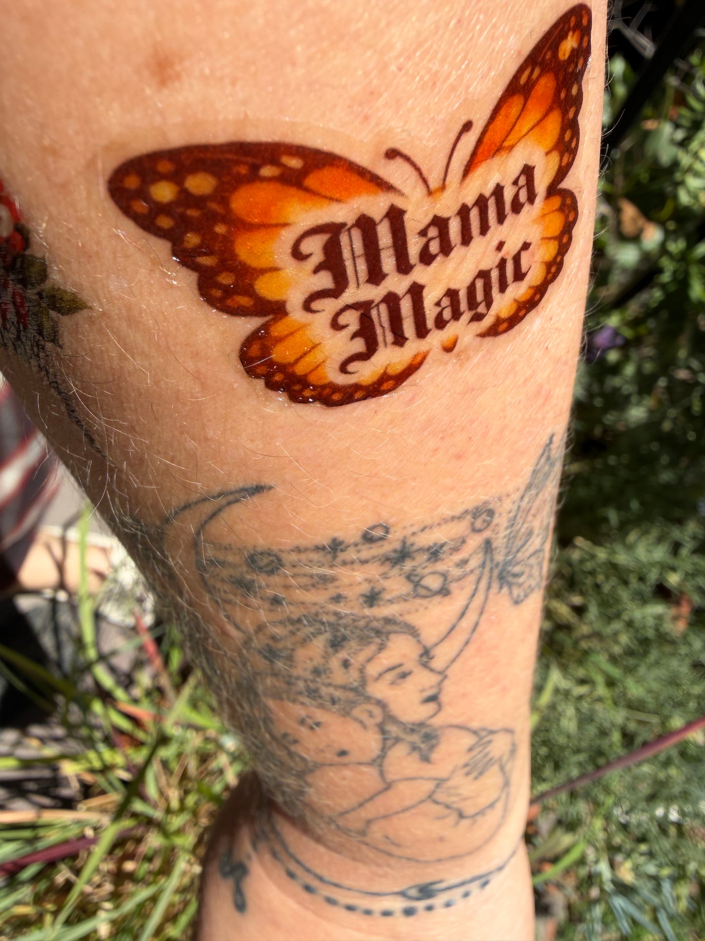 Amber Moon Boutique Butterfly Mama Magic Temporary Tattoo